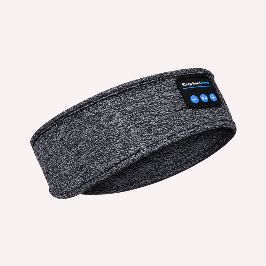 Sleep Headband Headphones — Wireless Bluetooth for Side Sleepers — Charcoal